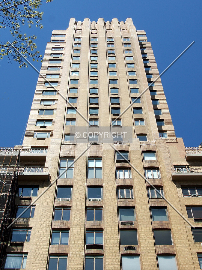 View from the southeast on Central Park West