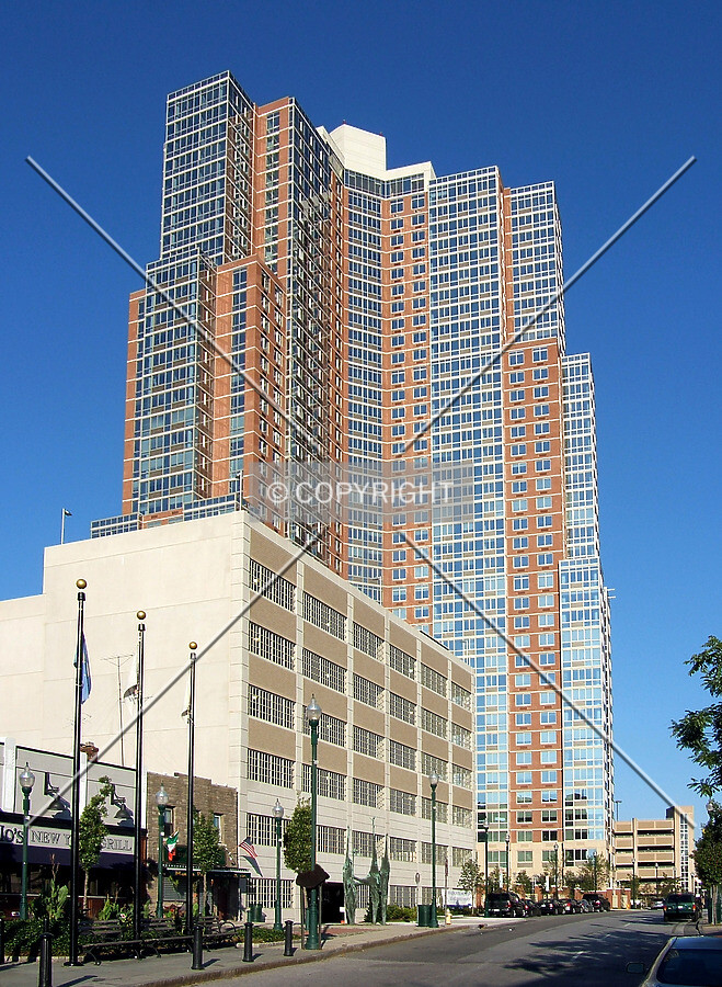 View from the southeast along Mechanic Street