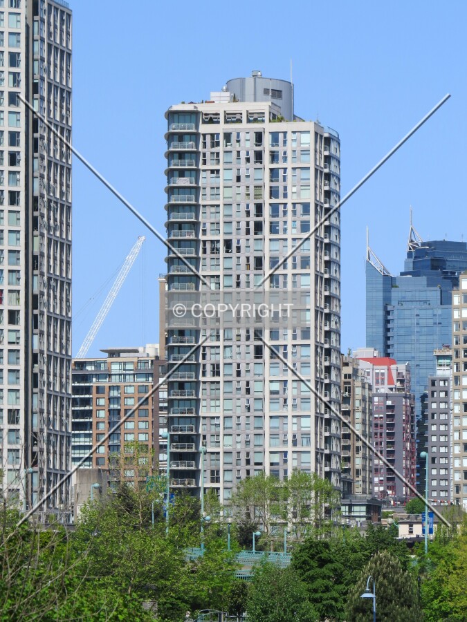 View to the northwest across False Creek
