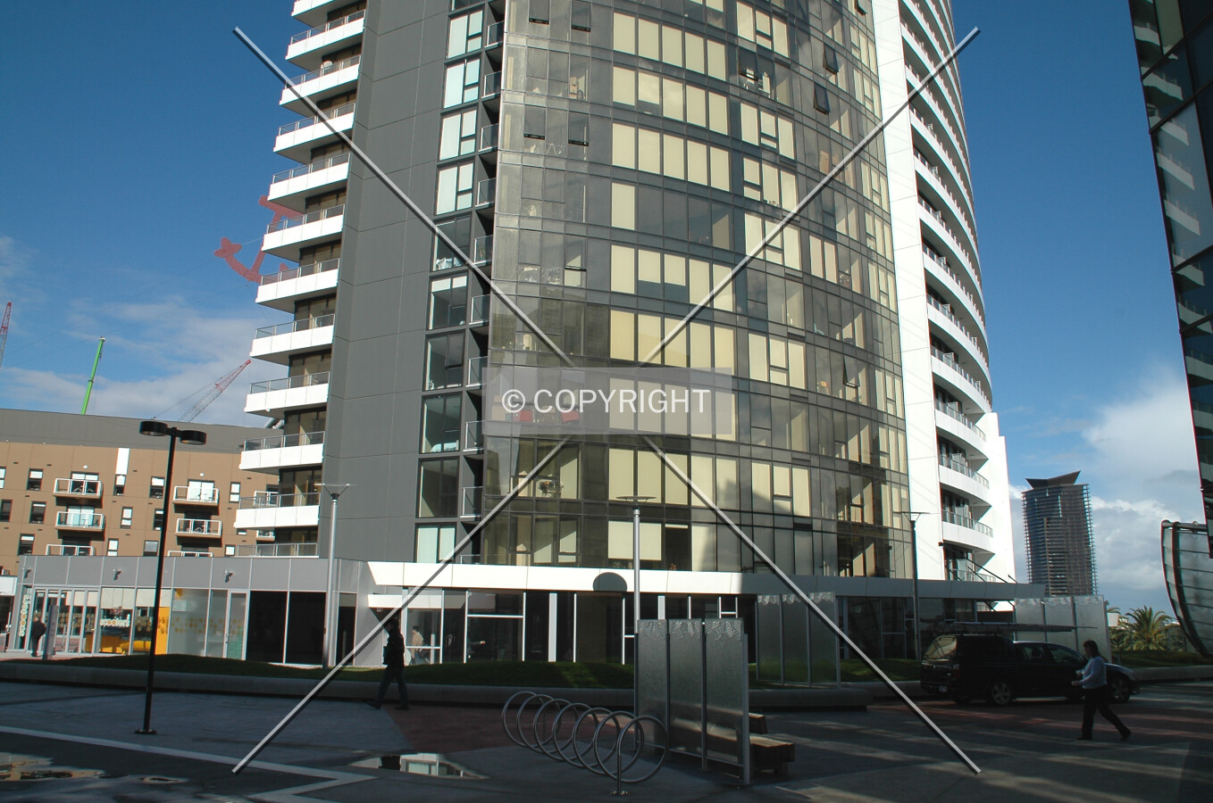 Base of the building