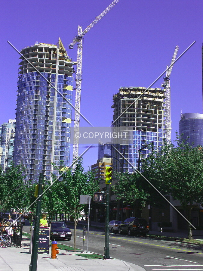 View from Homer and Davie streets