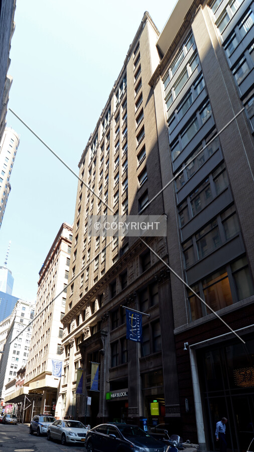 View from the south on John Street