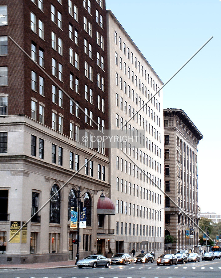 View from the northwest across Main Street