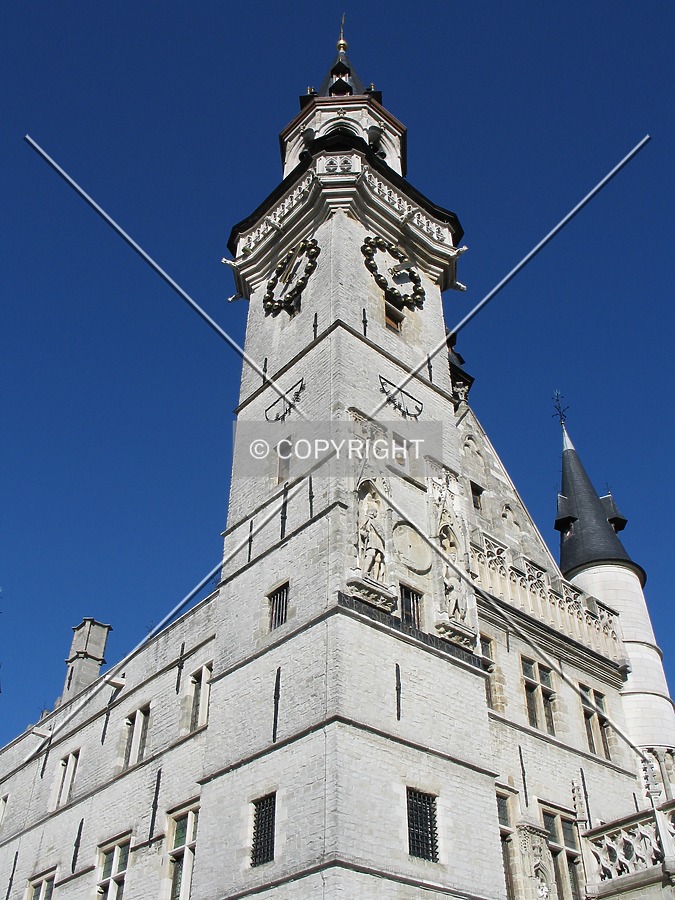 Looking up from the southwest