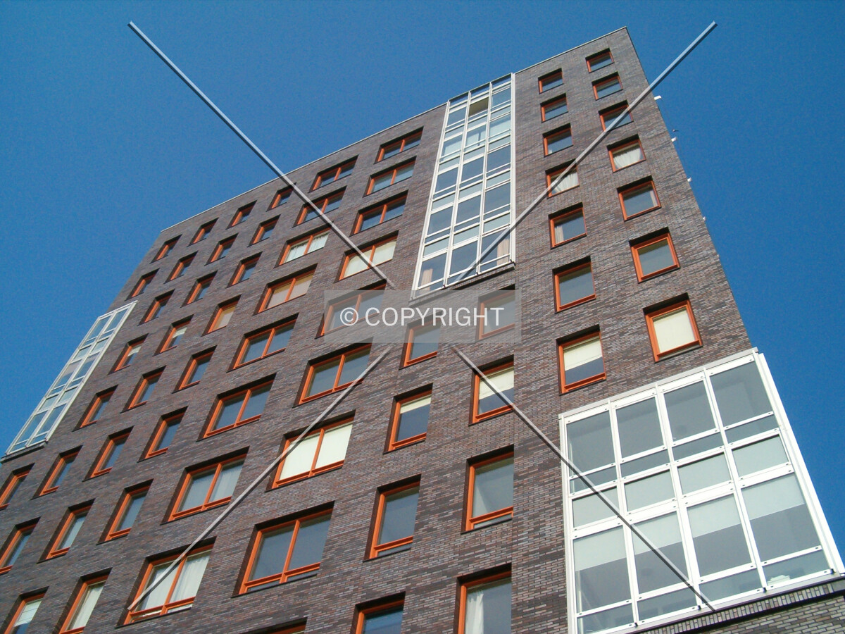 Looking up from the south