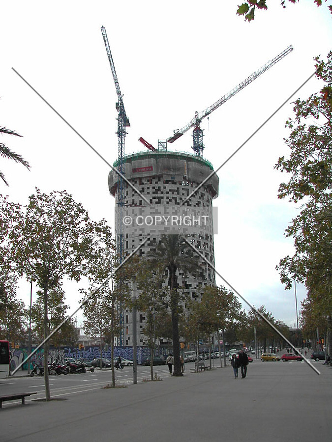 General view from Avinguda Diagonal