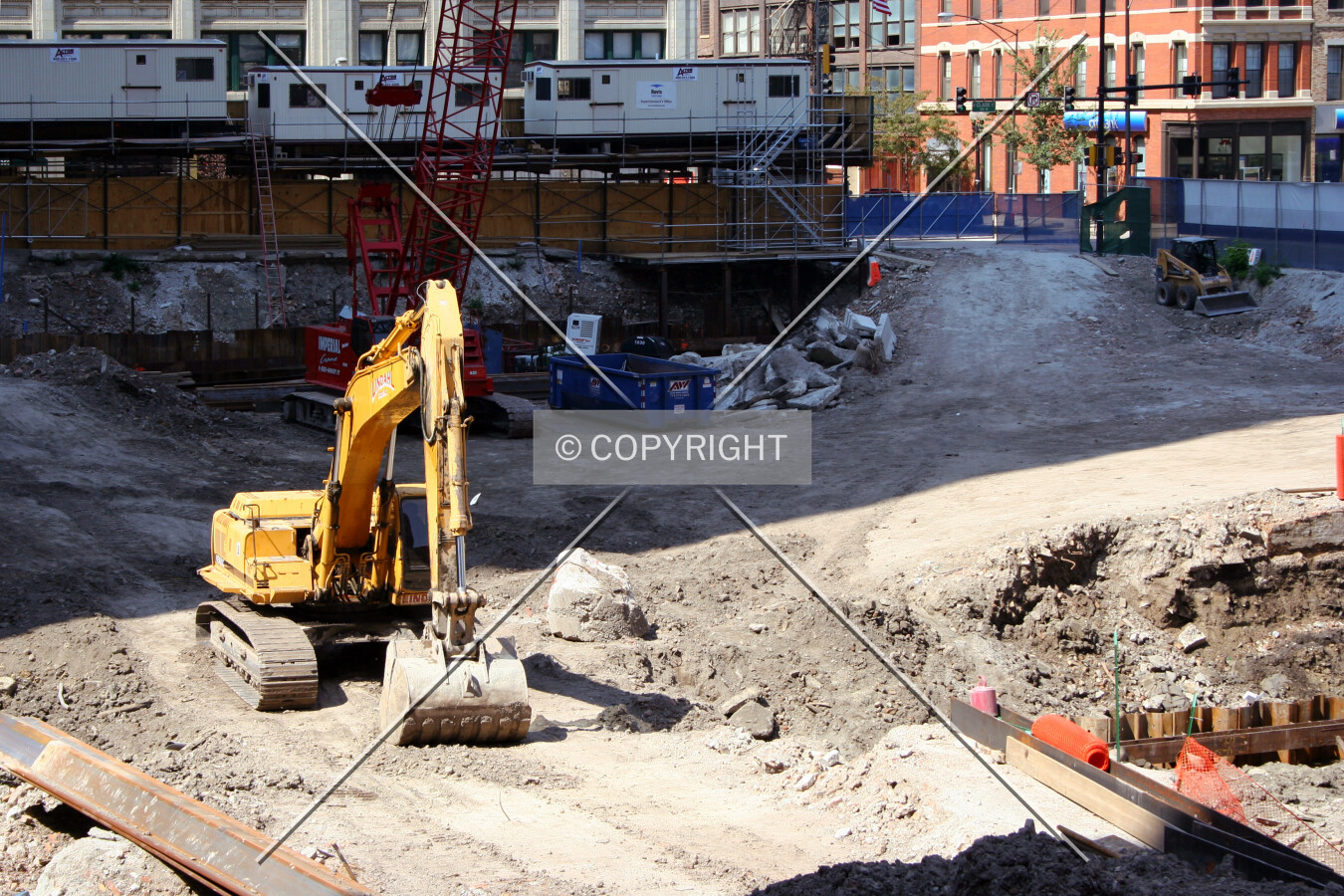 Western half of the site