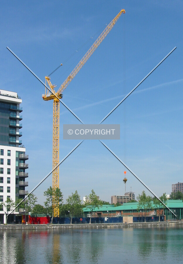 View across Millwall Dock