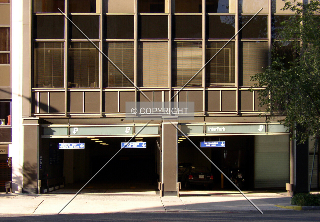 Parking entrance off M Street