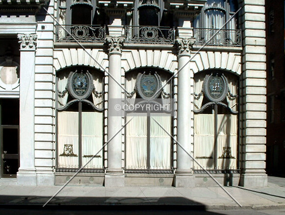 First floor windows on Dorrance Street