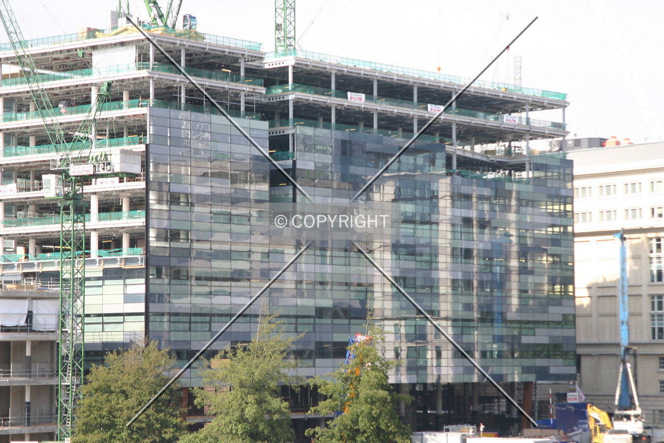 View northwest of the east side from London Bridge