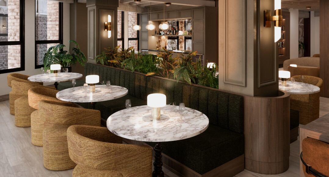 Rooftop garden rendering