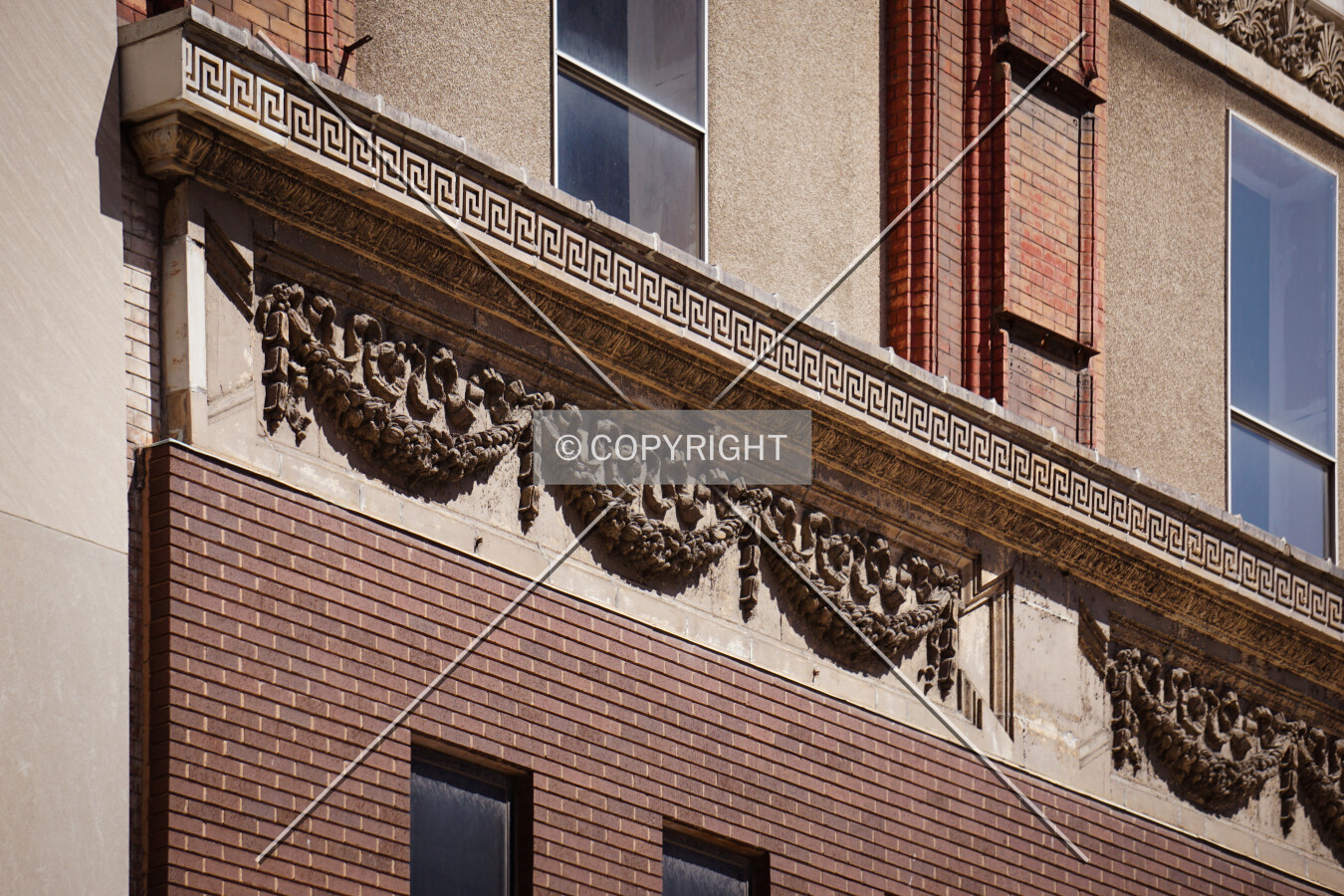 Facade detail; March 26, 2016