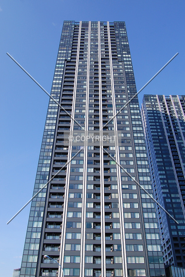 Looking up from the east