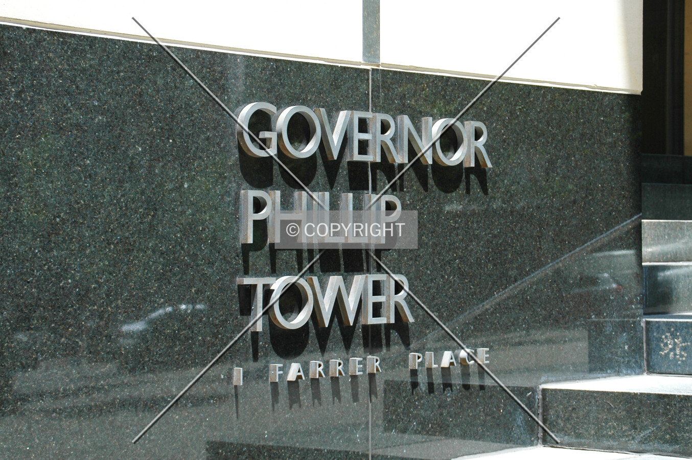 Sign at the entrance
