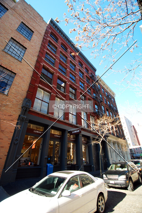 View along Wooster Street looking northwards
