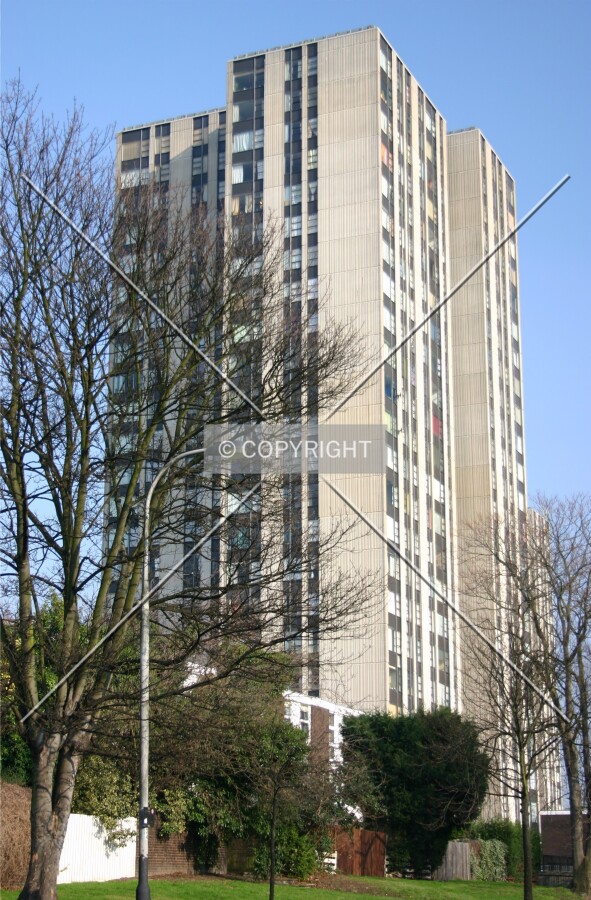 View from Adelaide Road prior to recladding