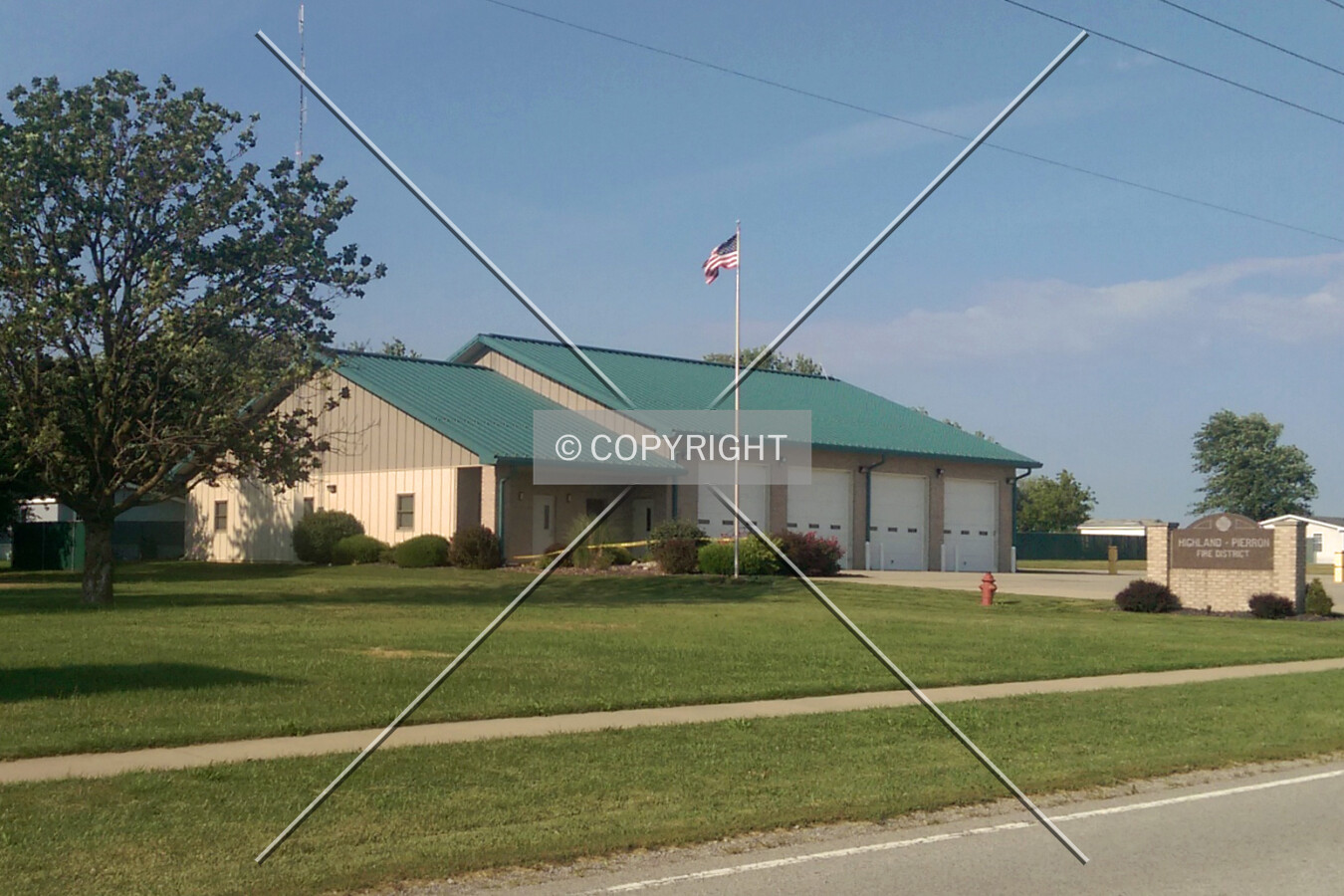View from the southwest; July 25, 2014