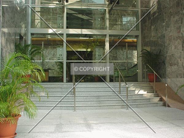 The entrance