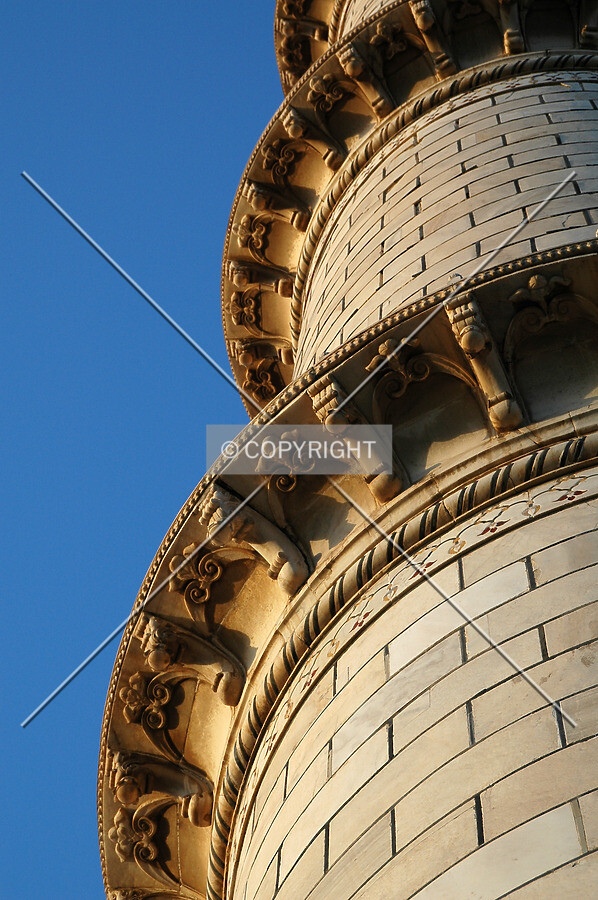 Detail on the northwest minareet