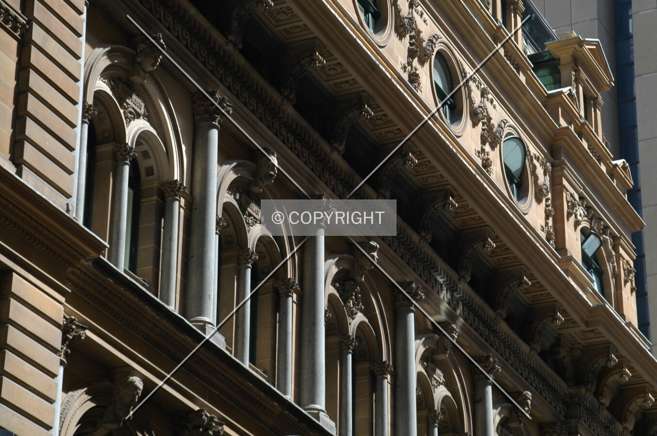 East facade detail