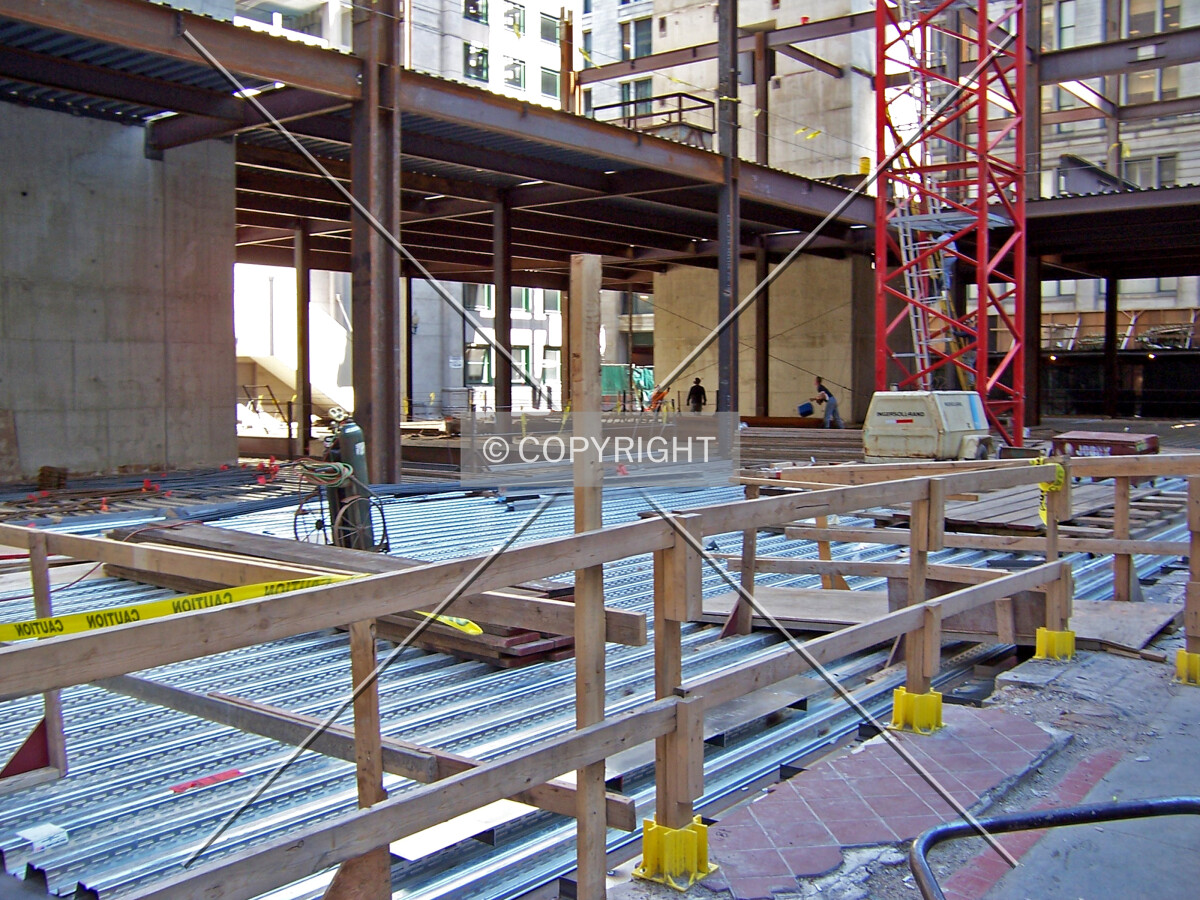 Looking southeast into the first floor from State Street
