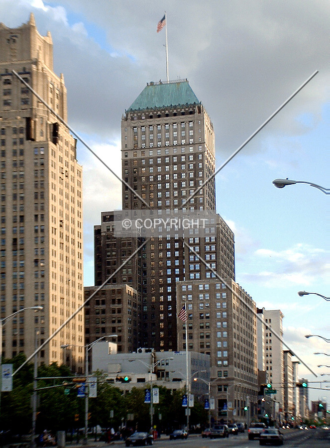 View from the north along Broad Street