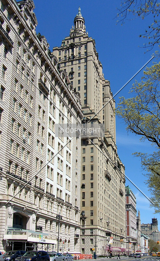 View from the south on Central Park West