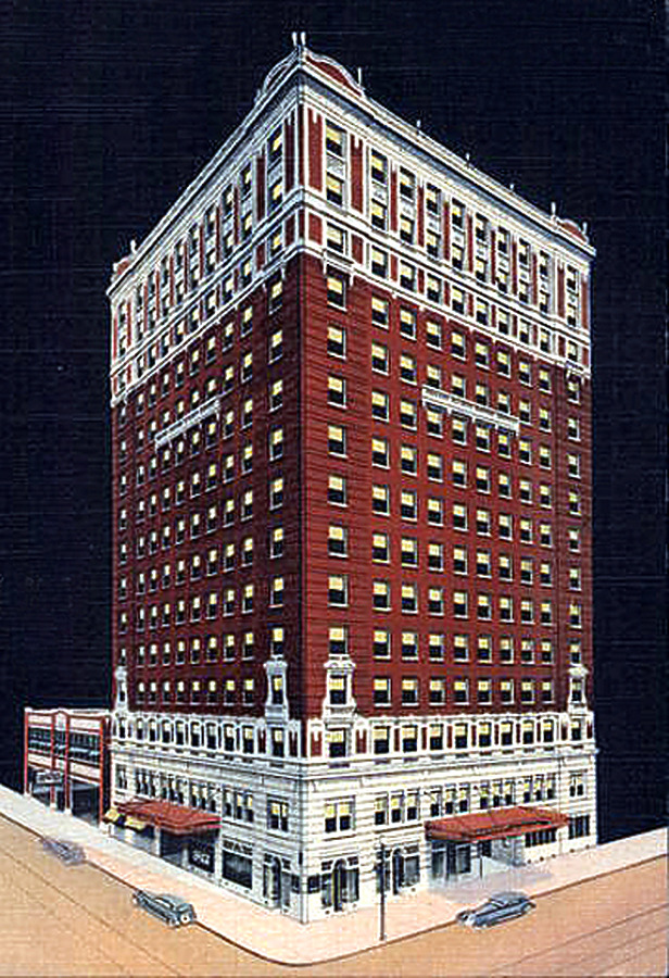 Vintage view from the southwest