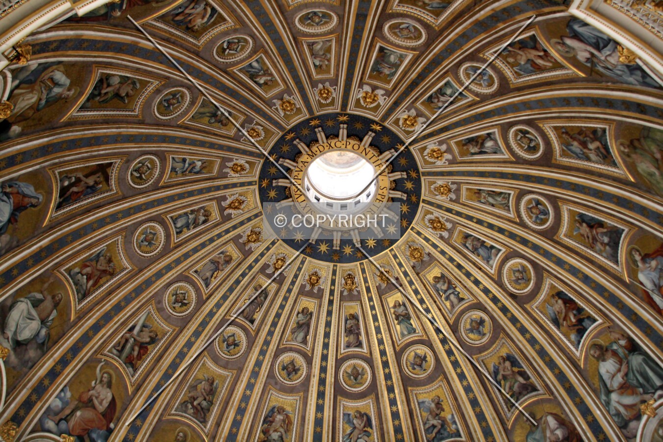 Top of the dome from the internal observation deck