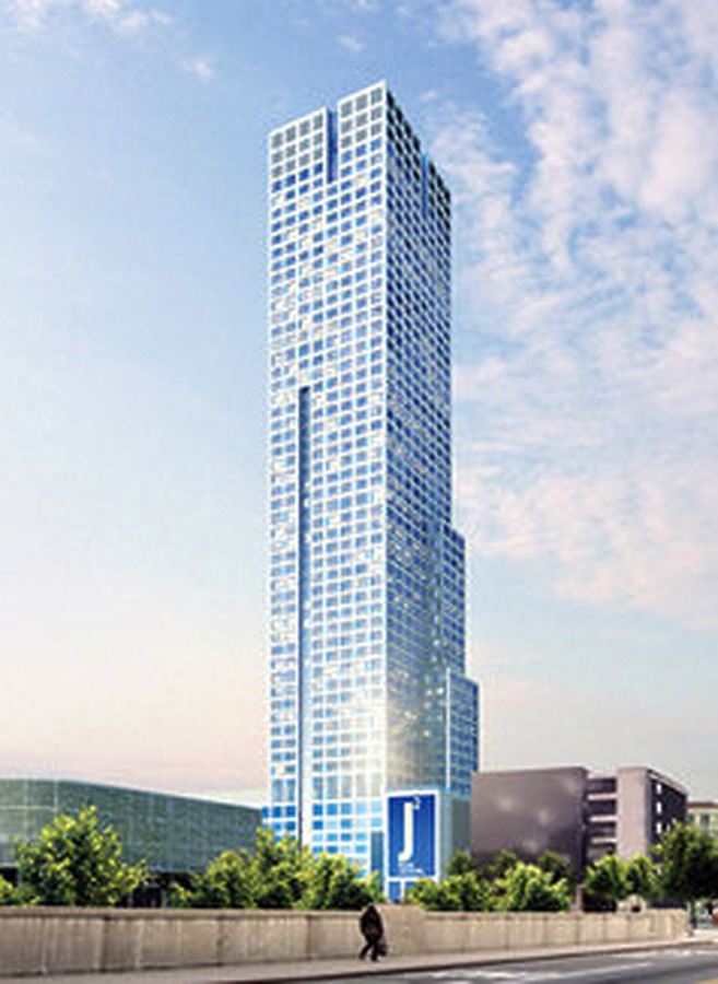 Rendered view from the south