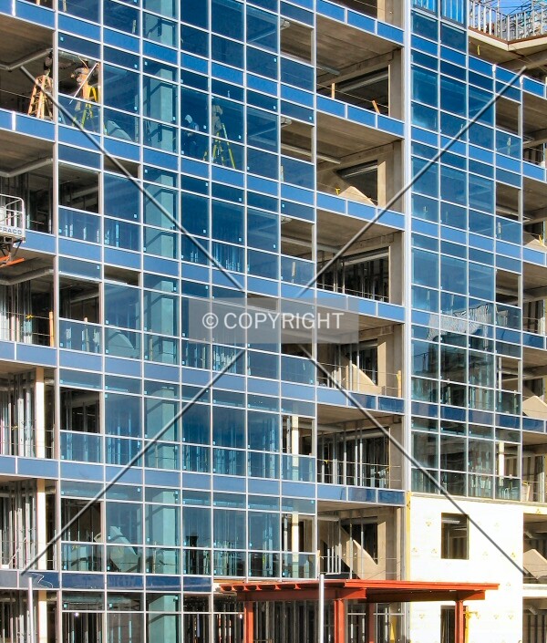 Newly-installed glazing