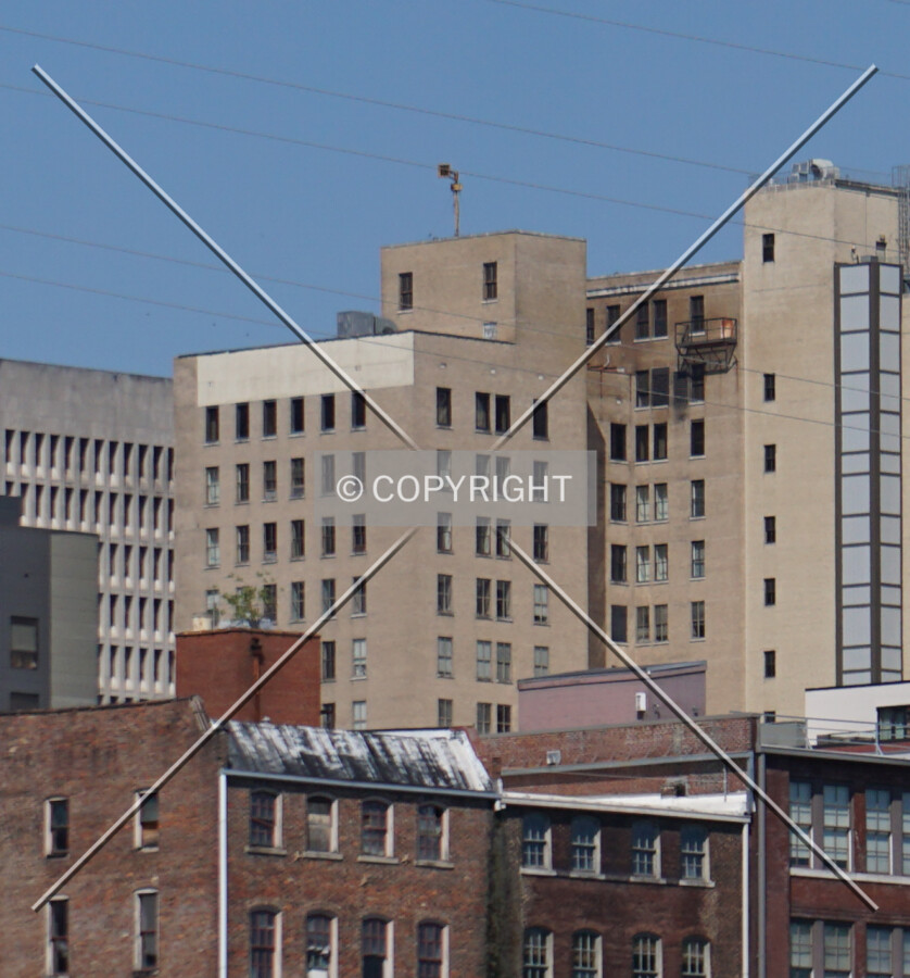 Distant view from the southeast; August 8, 2020