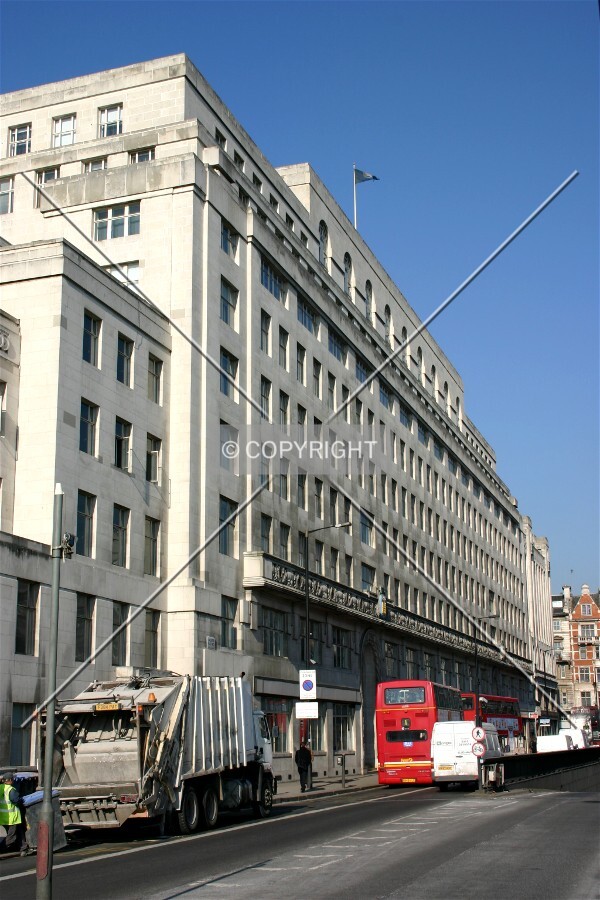 View along Lancaster Place from Waterloo Bridge