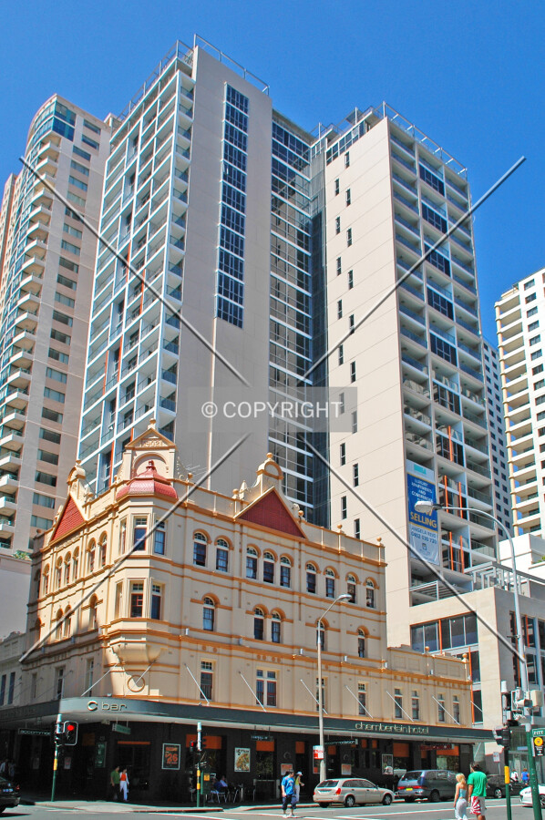 As seen from Pitt Street