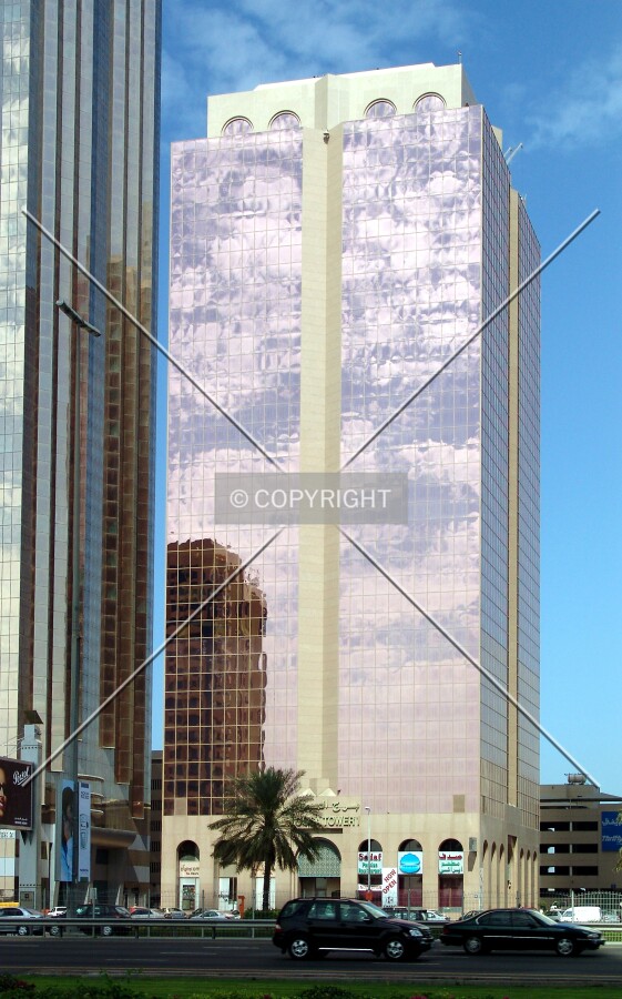 View from across Sheikh Zayed Road