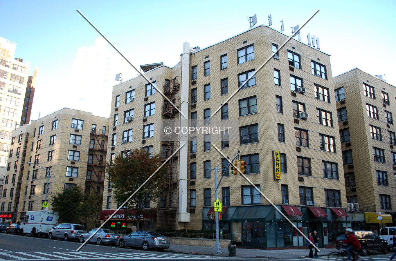 View along 4th Avenue from the southwest