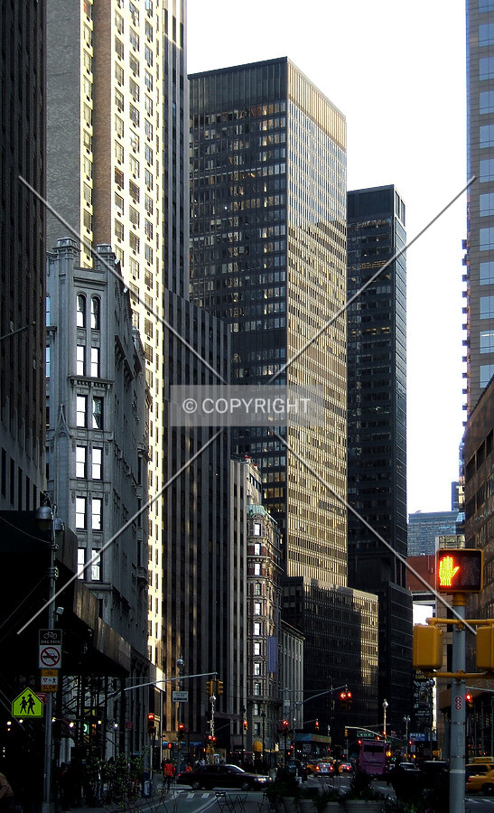 View from the north on Broadway