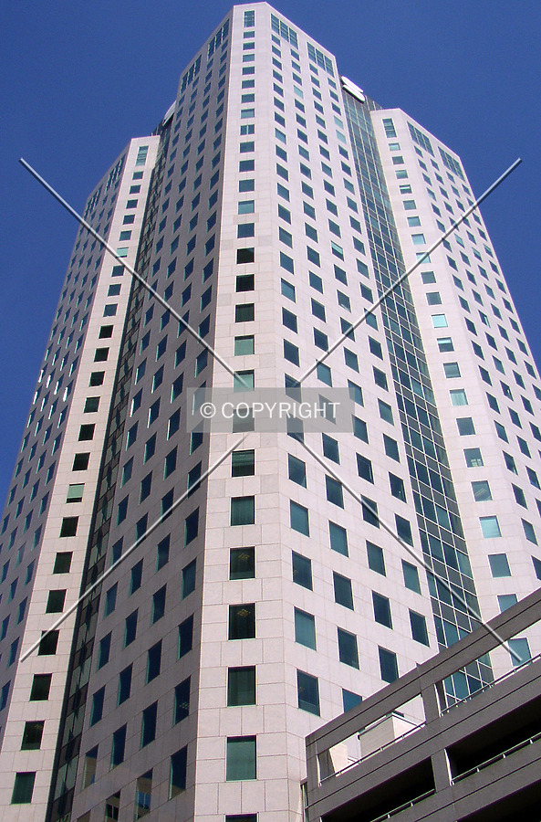 Looking up the northwest corner from 5th Avenue North