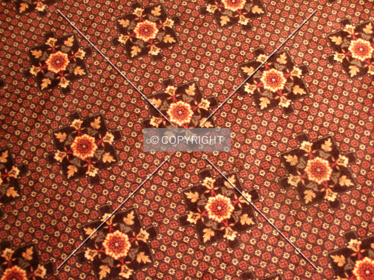 Carpet detail in the lobby