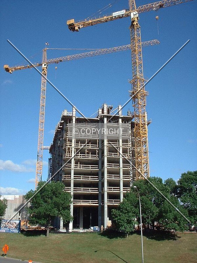 View to the East across the I-35W 5th Avenue Exit Ramp