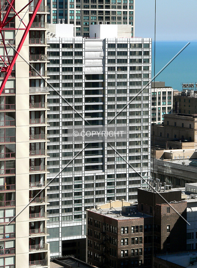 View from the 35th floor of the LaSalle-Wacker Building