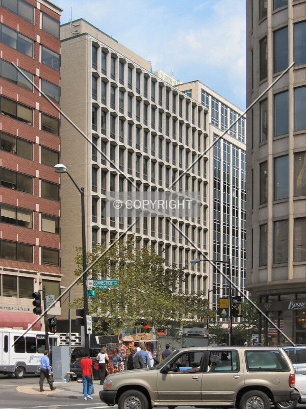 View to the northeast from Connecticut Avenue NW