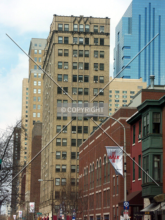 View from south along S. 20th Street