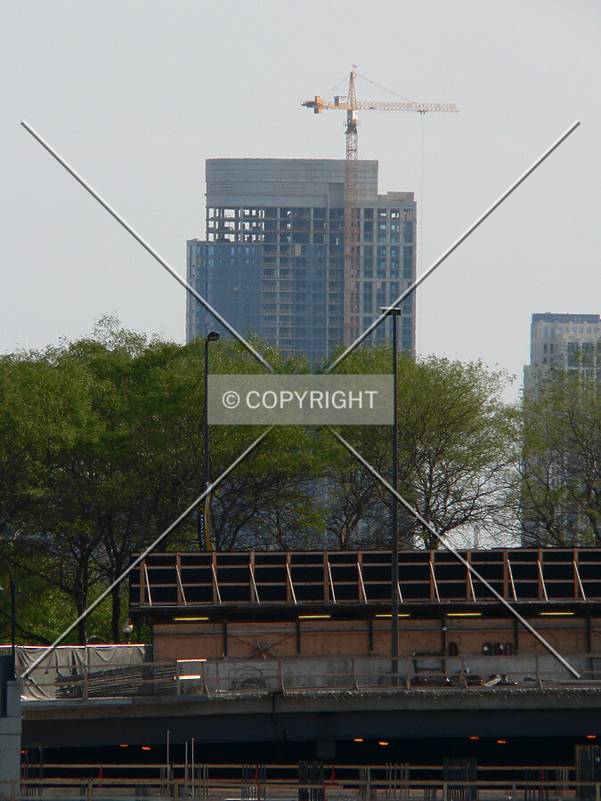 Looking south from upper Wacker Drive