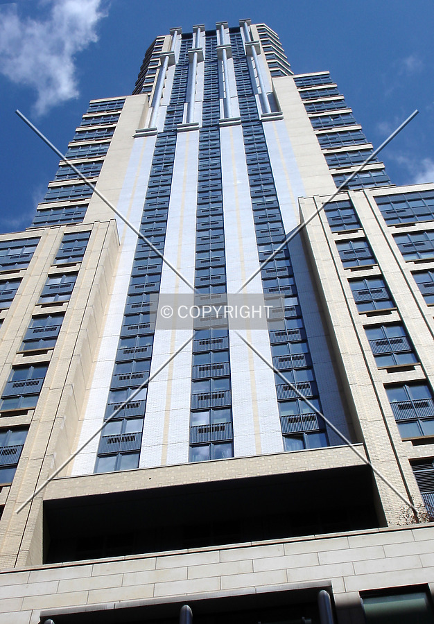 Looking up from East 38th Street