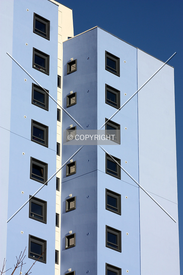 Looking up at the top
