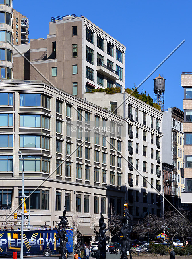 View from the west at 64th Street and Broadway