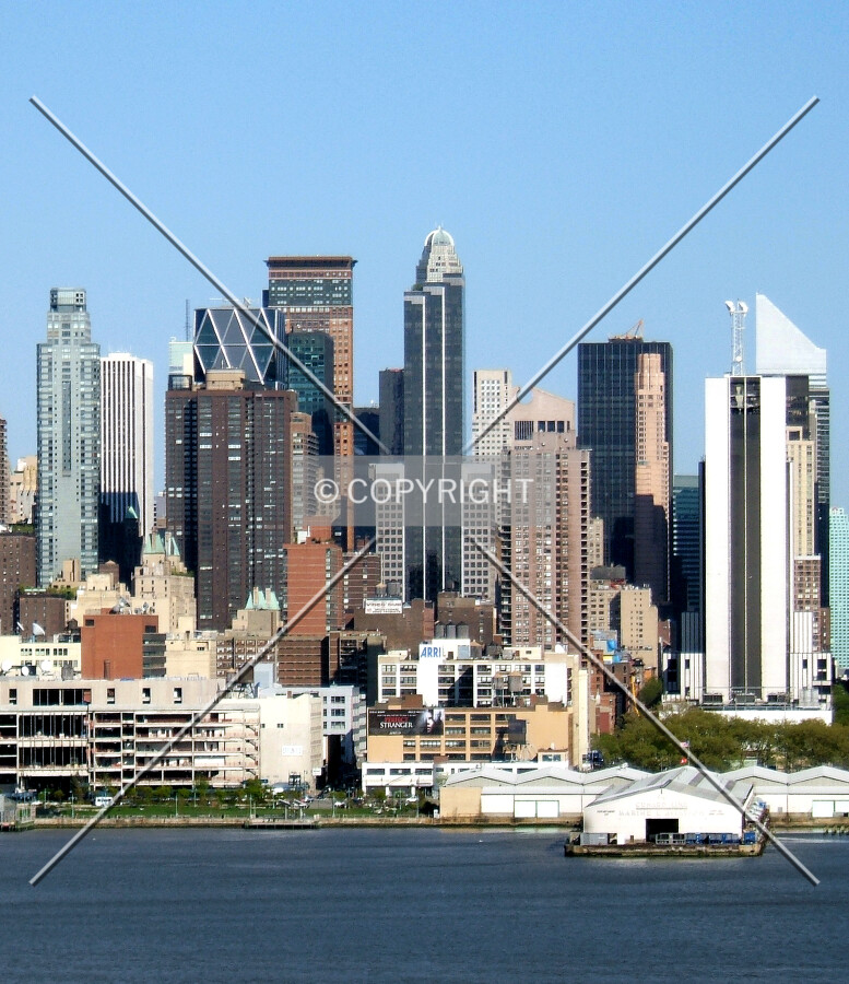View from the northwest on the skyline