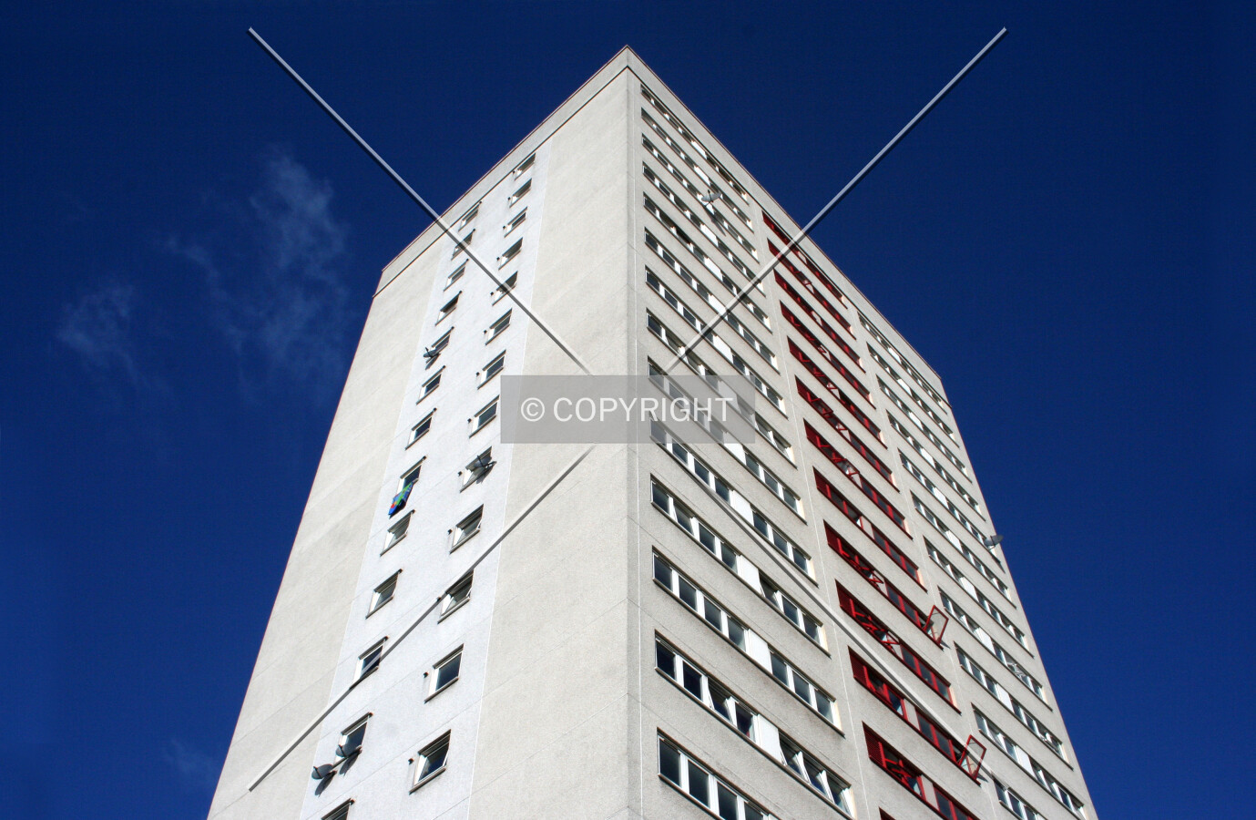 Looking up to the top